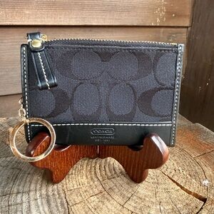 Coach Slim keychain cardholder